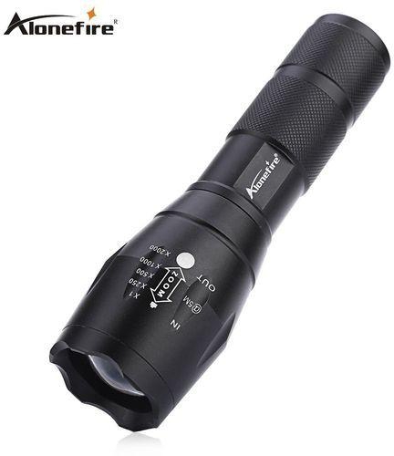 Universal AloneFire E17 A100 3.7V 10W 860LM XML-T6 5 Modes LED Zooming Flashlight