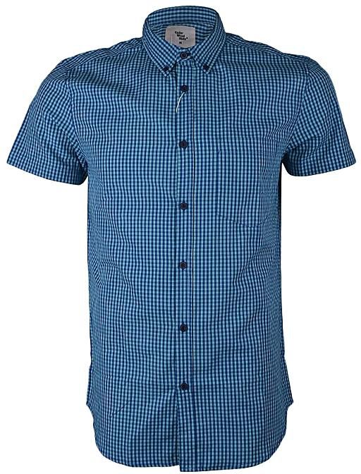 Cedar Wood State Men 's Short Sleeve Shirt - Blue price from jumia in ...