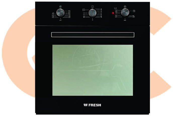 Fresh Built-In Gas Oven 60 Cm With Electric Grill GEOFR60CMB - EHAB Center Home Appliances