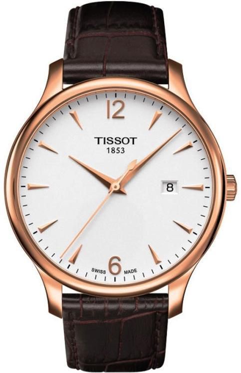Tissot Tradition Rose Gold PVD Mens Watch-T0636103603700