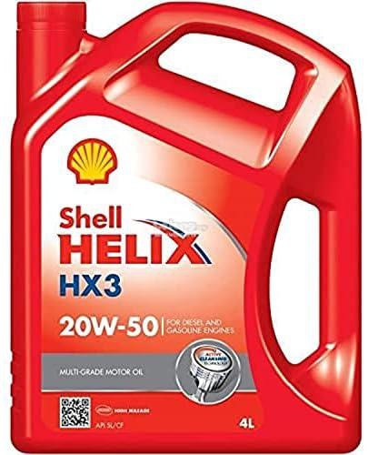 Shell Helix hx3 Red 20W-50, Motor Oil, 4Liter