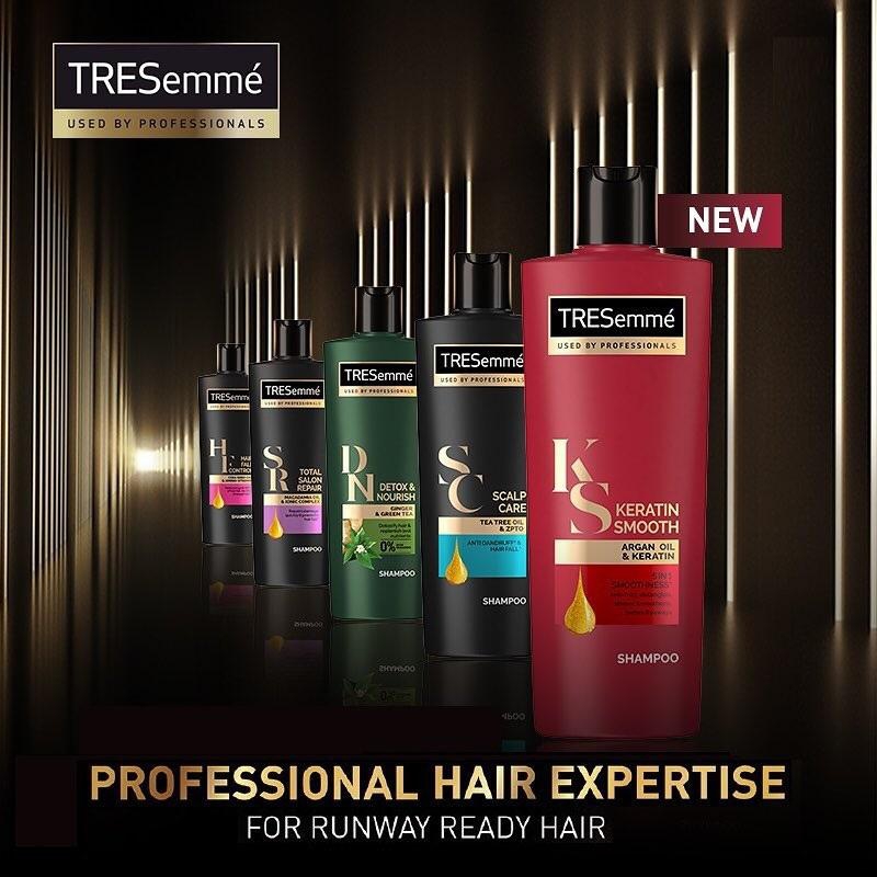 Tresemme Shampoo Keratin Smooth / Scalp Care / Hair Fall Control