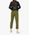 Olive Green Soft Cord Trousers