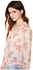 Jolly Chic Frilled Blouse for Women - L, Pink