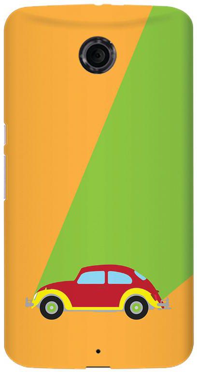 Stylizedd HTC One M9 Slim Snap Case Cover Matte Finish - Retro Bug Orange
