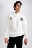 Defacto Man Oversize Fit Crew Neck Short Sleeve Knitted Sweat Shirt
