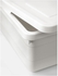 SOCKERBIT Box with lid - white 38x25x15 cm