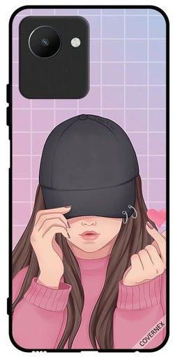 Protective Case Cover For Realme C30s Snap Love Cap Girl
