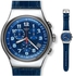 Swatch Swatch YOS449 Blue Turn Chronograph Mens Watch