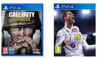 FIFA 18 + Call Of Duty: WWII (Intl Version) - PlayStation 4 (PS4)