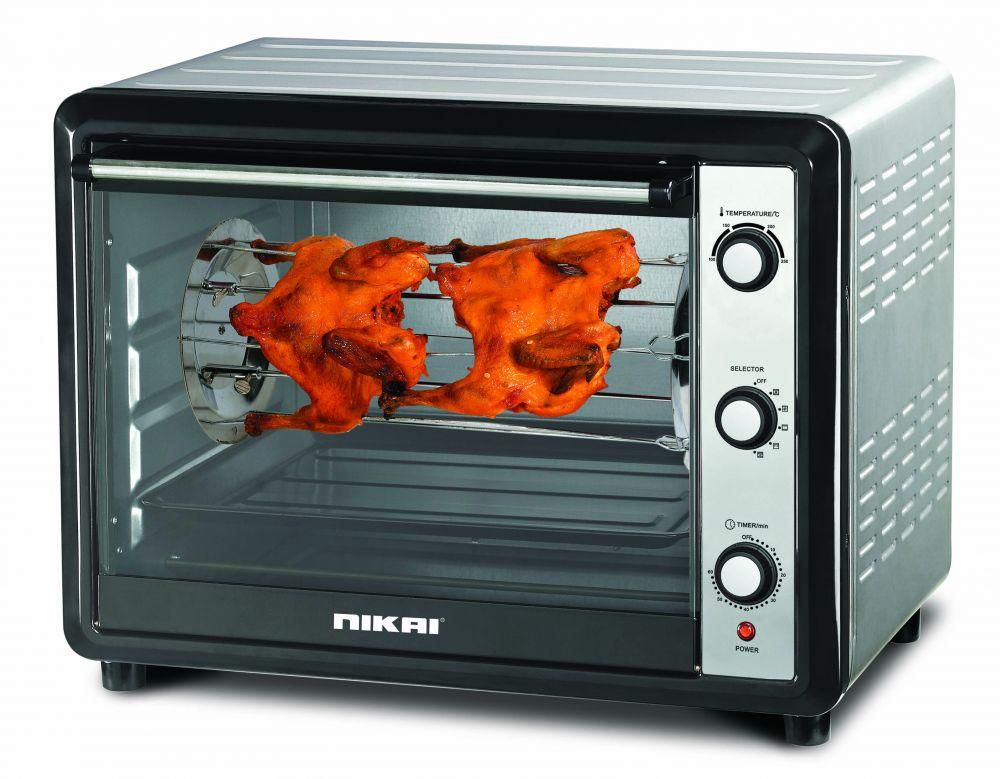 Electric oven 65 ltr silver by Nikai - NT6500SRC