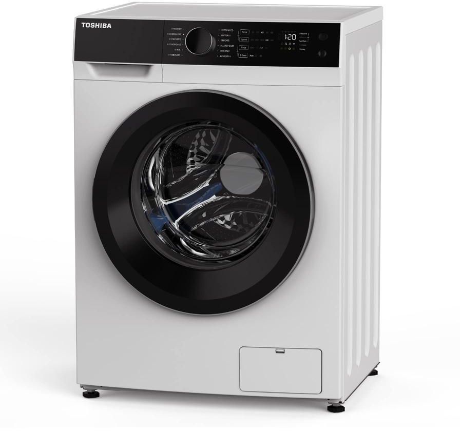 Toshiba 12 Kg Front Load Washer and Dryer, TWD-BJ130M4A(WK) (8 kg dry, 1400 rpm)