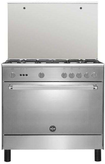 La Germania 9C10GRB1X4AWW Freestanding Gas Cooker - 5 Burners - Stainless Steel