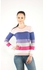 Ravin Women Multicolour Round Neck Striped Pullover