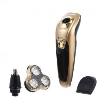 Multi-function razor three-in-one charge razor washing electric razor golden normal