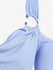 Plus Size Textured U-bar Cowl Neck Open Shoulder Blouson Top - L | Us 12