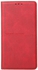 Samsung Galaxy A30 / A20 Rich Boss Leather Flip Wallet Case - Red