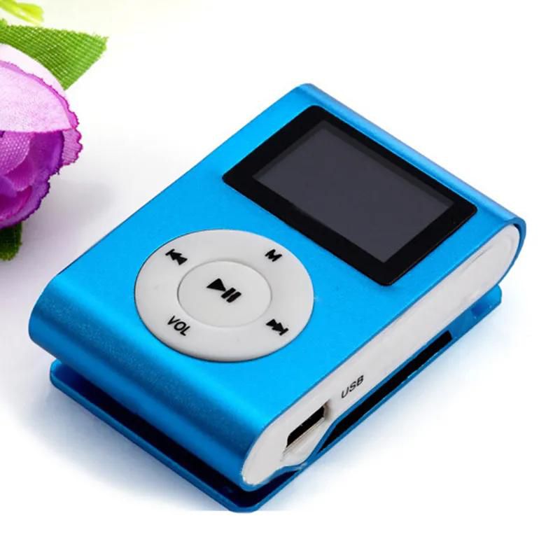 Mini Practical USB Adapter MP3 Music Player Micro LCD Screen Music Media Support SD TF Portable Simple MP3 Players Fashion