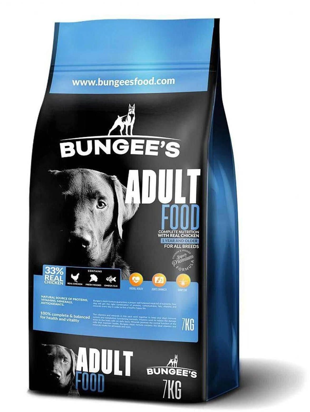 Bungee&#39;s Adult Dogs Dry Food - 7 kg
