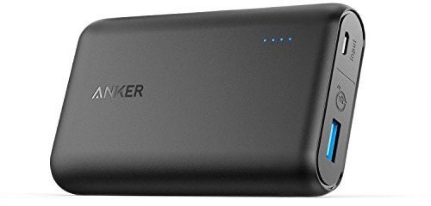 Anker Power Core Speed 10000mAh Power Bank for Mobile Phones, Black - A1266H11