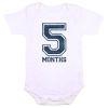 Sports Style with Blue Jeans Pattern 5 Months Onesie - 3 to 6 Months