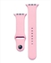 Band For Apple Watch Series Nike+ Sports Edition 44/45mm Soft Durable Silicone Material - Pink