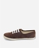 Tata Tio Canvas Lace Up Sneakers - Brown