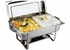 Signature Chafing Dish Stainless Steel Full Size Tray Buffet Catering - Silver