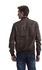 Ravin Men Dark Brown Pu Leather Jacket