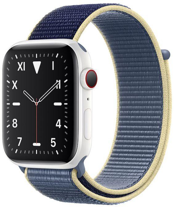 For Apple Watch ALL Series (42mm 44mm 45mm) & Apple Watch Ultra (49mm) Nylon Sport Replacement Strap Bands With Adjustable Closure - MULTICOLOR