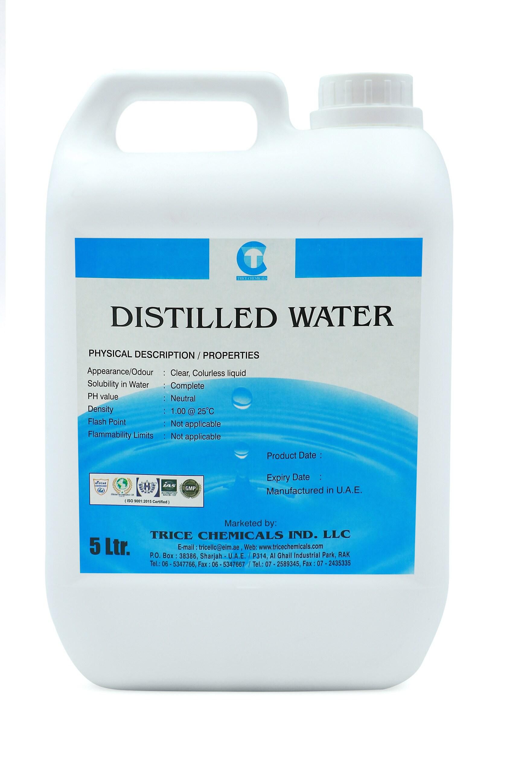 Thrill Distilled Water 5L