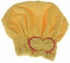 Bow Tie Hair Drying Towel - Yellow