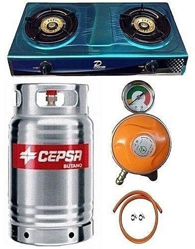 Cepsa Cepsa Stainless 12.5kg Gas Cylinder With Stainless Cooker