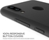 Huawei Nava 3e/P20 Lite  Liquid Silicone Shockproof Drop Protection Case Slim Thin Full Wrap Soft TPU Back Cover Black