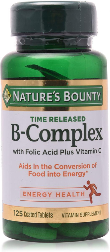 Nature's Bounty Vitamin B Complex - 125 Tablets