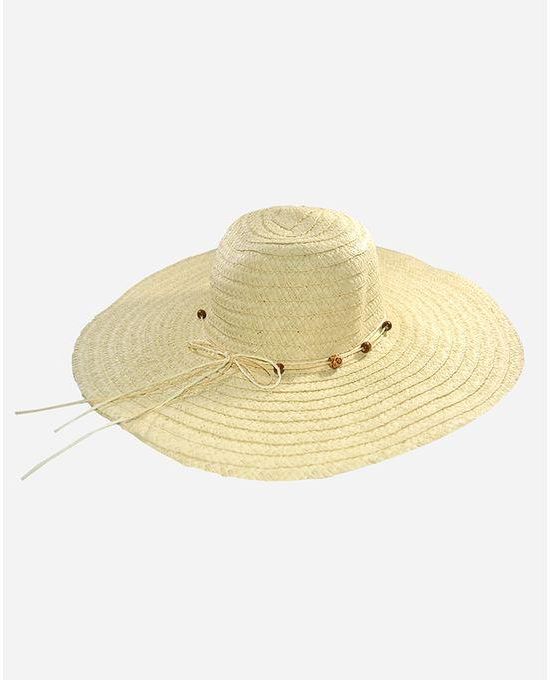 ZISKA Fashionable Beach Hat - Beige