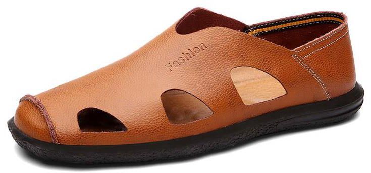 Men's Sandals Chic Fashion Hollow Out Breathable Soft Comfy Shoes