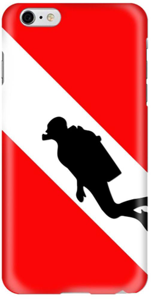 Stylizedd Apple iPhone 6 Plus Premium Slim Snap case cover Matte Finish - Diver flag