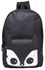 Cartoon Fox Designed Backpack Black/White