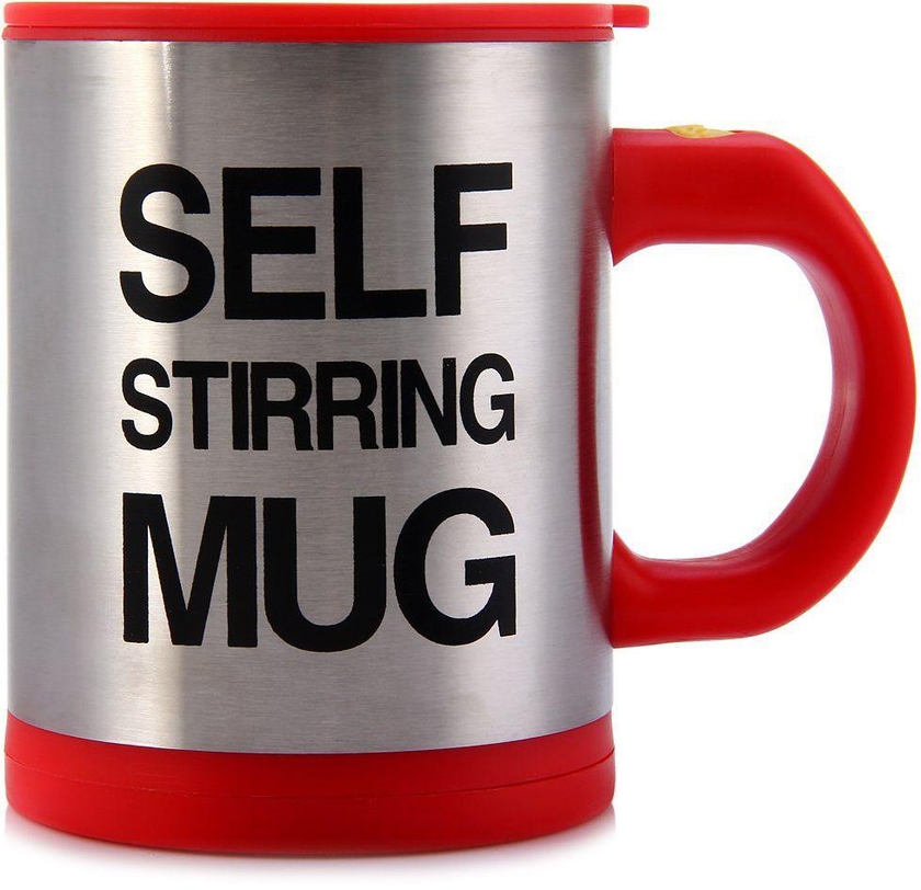 Automatic Electric Self Stirring Mug Coffee Mixing Drinking Cup Stainless Steel 350ml