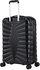 Eminent Hard Case Travel Bag Large Luggage Trolley TPO Lightweight Suitcase 4 Quiet Double Spinner Wheels with TSA Lock KK30 Black
