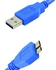Usb 3.0 Cable A To Micro B For Wd Seagate Toshiba External Hard Drives
