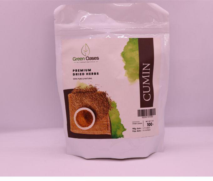 Green Oases Cumin 100% Natural From Green Oases 100 Gram