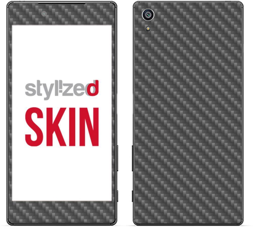 Stylizedd Vinyl Skin Decal Body Wrap For Sony Z5 Premium - Carbon Fibre Anthracite