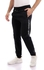Izor Fleece Comfy Sweatpants With Side Stitched - Black