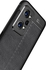 Realme GT Neo 2 5G ,- غطاء حماية مصقول مقاوم للصدمات بنمط جلدي متين فائق الجودة - غطاء واقٍ مضاد للخدش و مقاوم للانزلاق - أسود