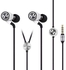 FSGS White In-Ear Macaw GT100s HiFi With Mic On-cord Control Changeable Tuning Click Earphone 21662