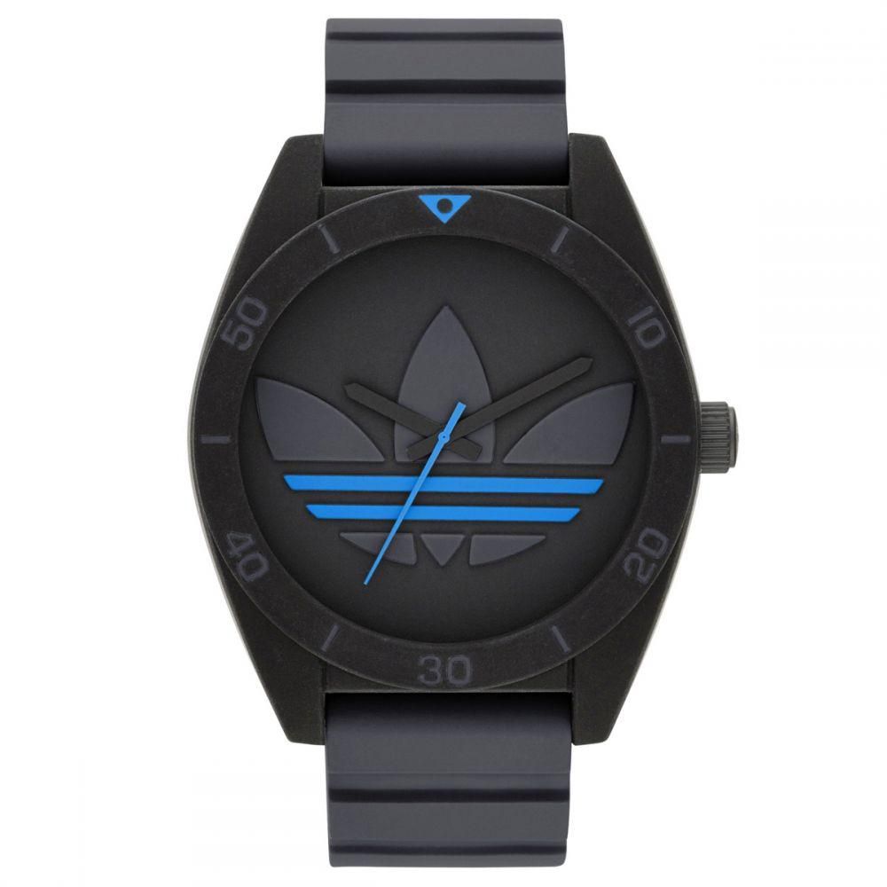 Adidas Santiago For Men Black Dial Rubber Band Watch - ADH2968