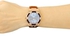 Women's Leather Analog Wrist Watch W0775L7 - 38 mm - Brown