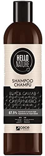 HELLO NATURE SHAMPOO BLACK CAVIAR 300 ml